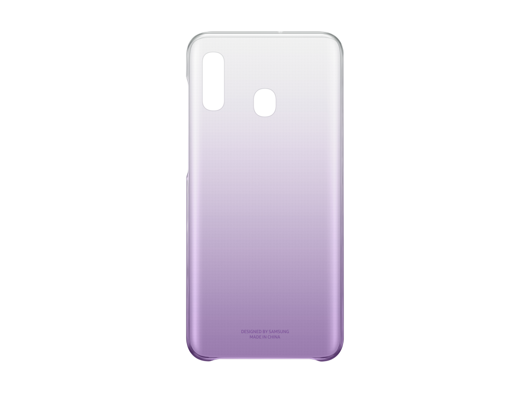 Чехол (клип-кейс) для Samsung Galaxy A20 Gradation Cover фиолетовый