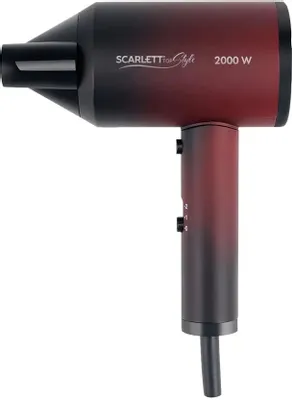 70I38HD-SC SCARLETТ Фен черный с красным