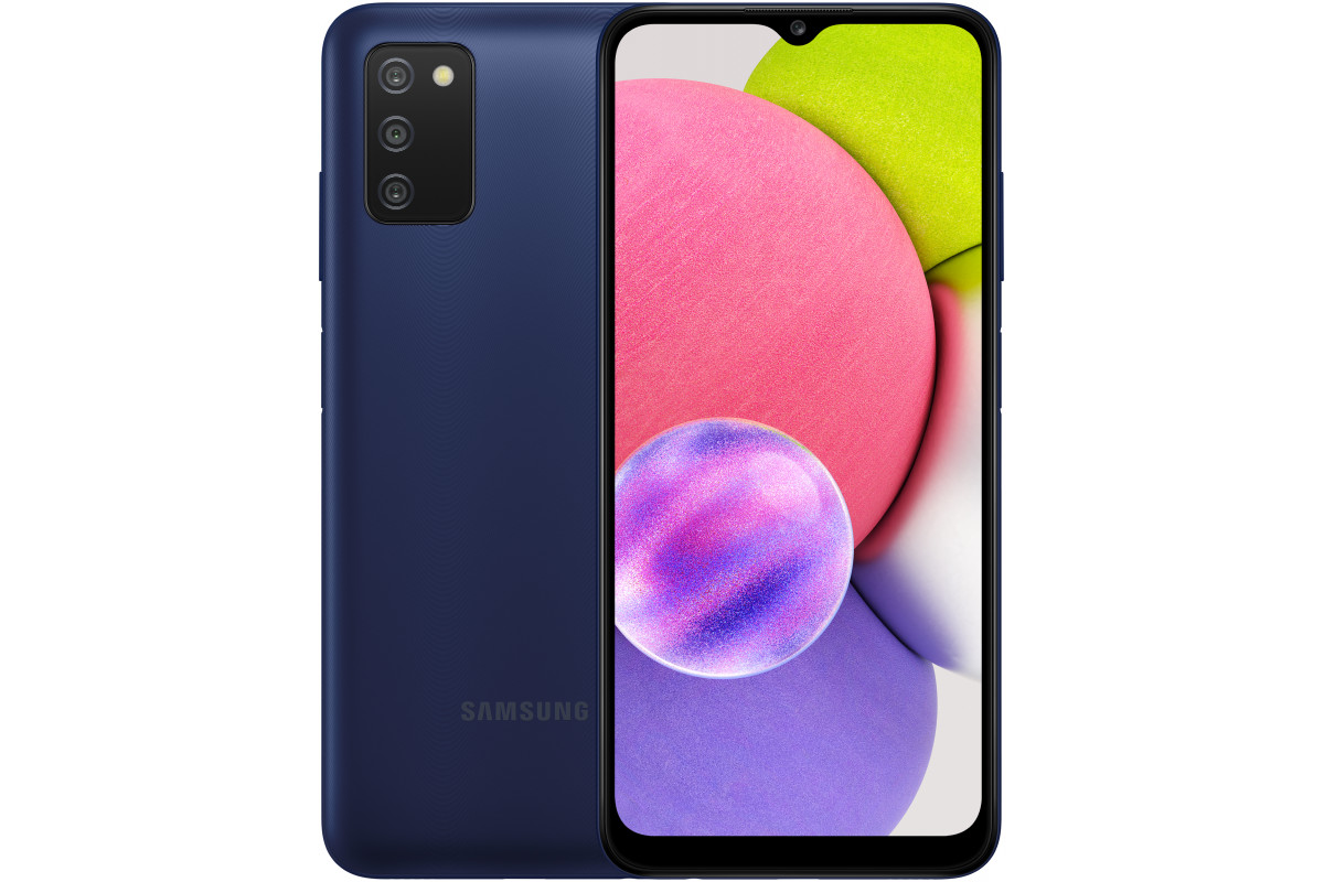 Телефон Samsung Galaxy A03s SM-A037F 64Gb синий РСТ