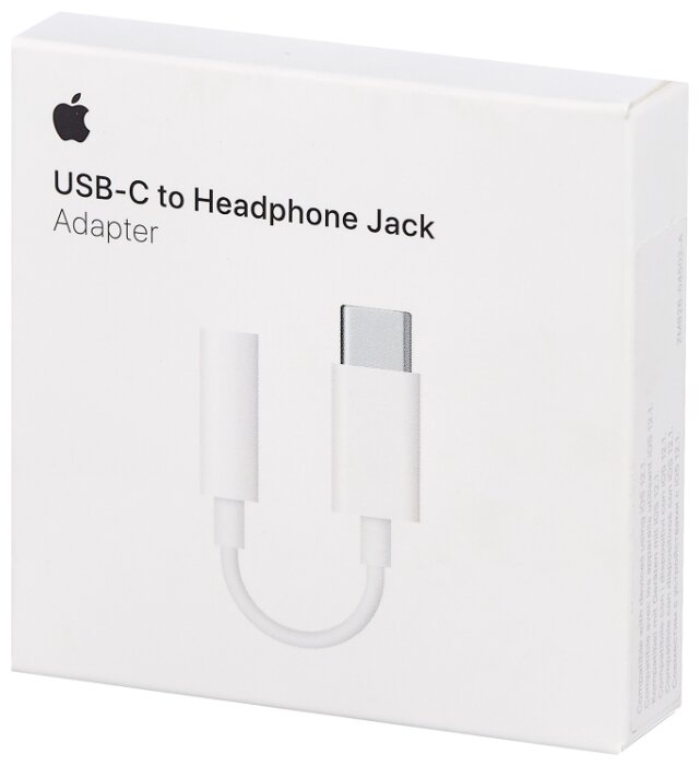 Адаптер  APPLE USB-C to 3.5 mm Headphone Jack Adapter(MU7E2ZM/A)