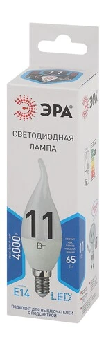 Лампа светодиодная  ЭРА LED BXS-11w-840-E14