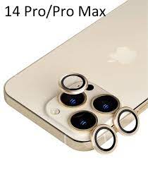 Защитные линзы Breaking для камеры iPhone 14 Pro/14 Pro Max (Золотой)