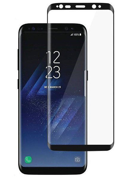 Защитное стекло Samsung Galaxy S8 5D заднее черное