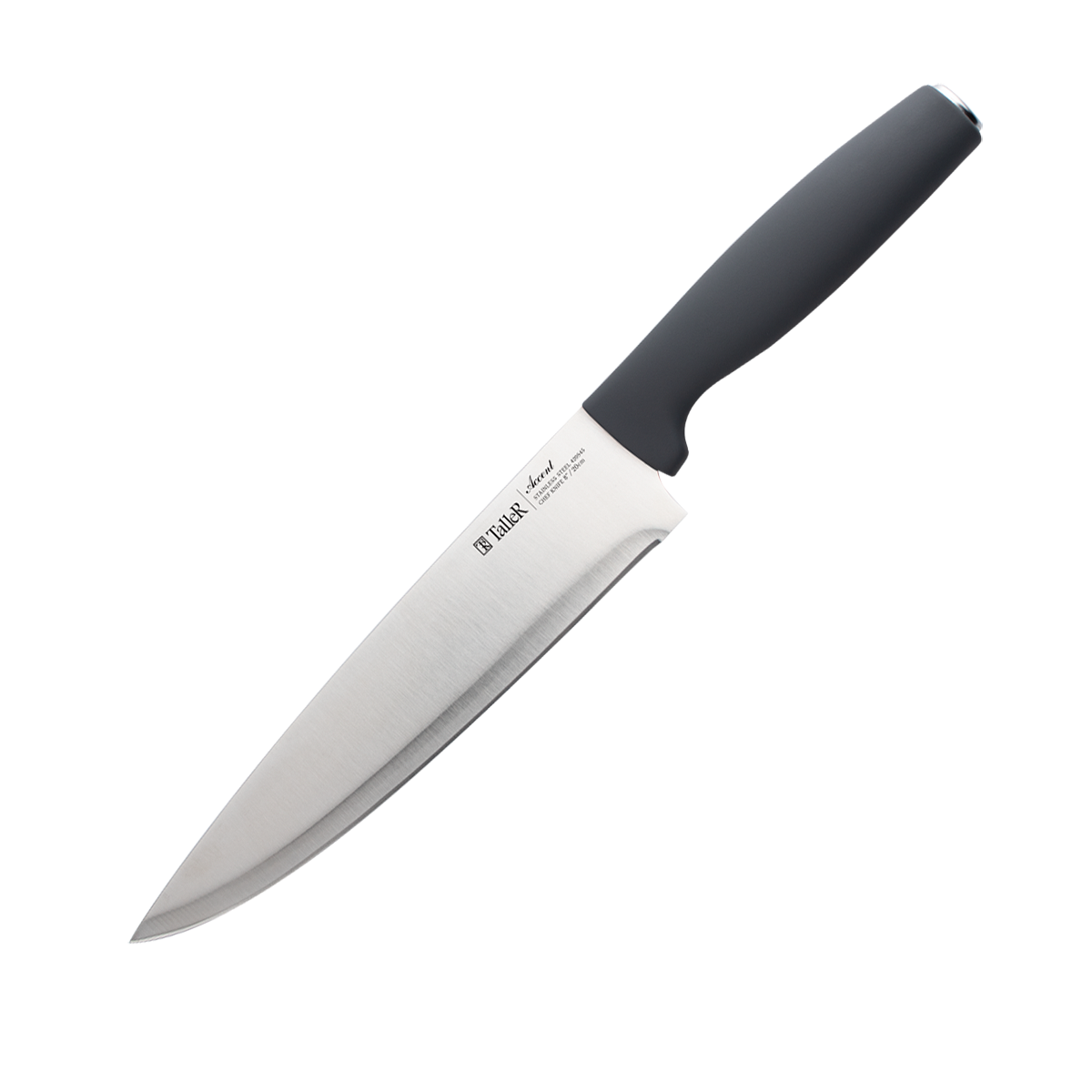 22082 TalleR Нож поварской, черный