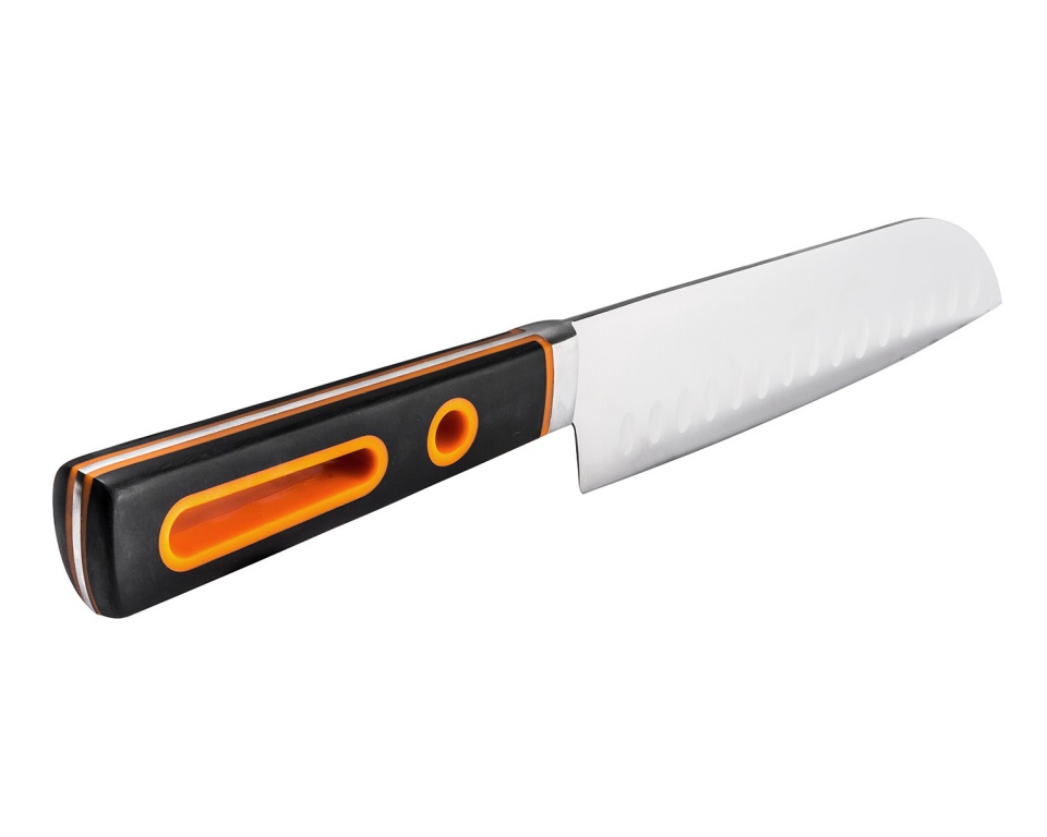 Нож сантоку Taller TR-22066 Ведж, черный, оранжевый