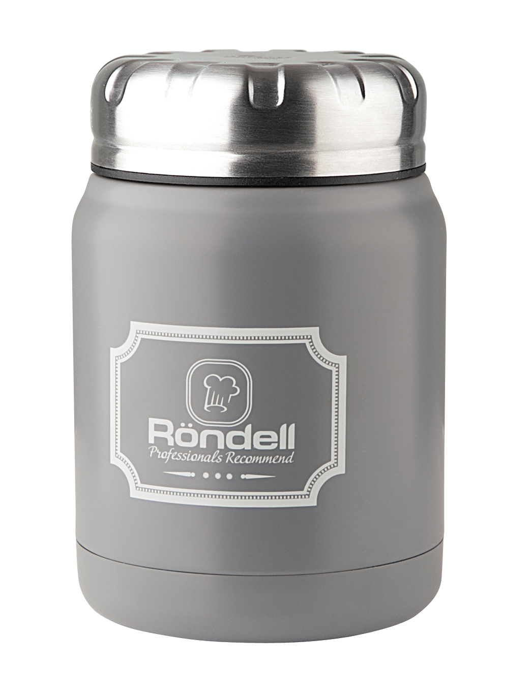 Термос для еды  Rondell 943-RDS 0,5 л Red Picnic серый