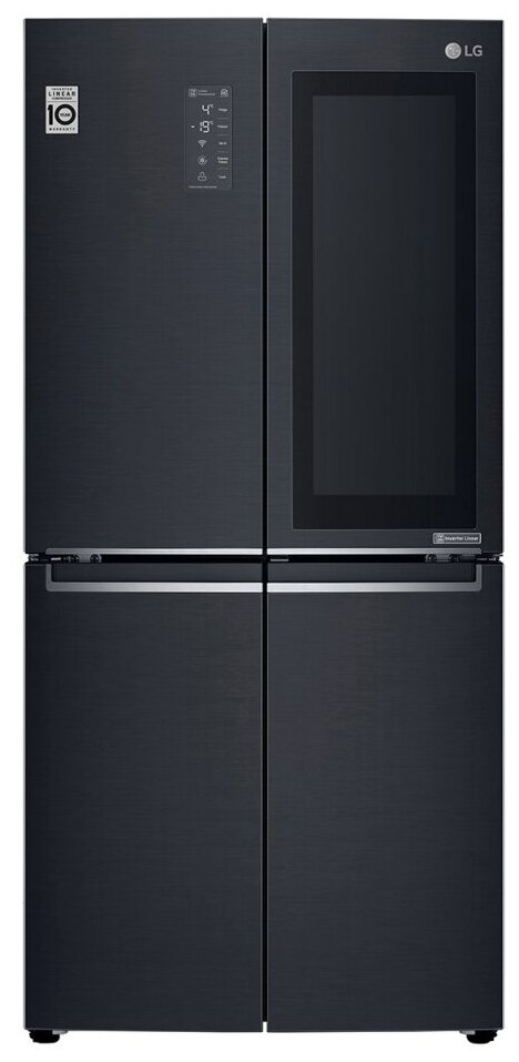 Холодильник LG DoorCooling+ GC-Q22FTBKL, черный