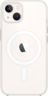 Накладка силиконовая Breaking MagSafe для iPhone 13 Pro Max (Прозрачный)